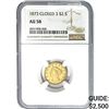 Image 1 : 1873 Closed 3 $2.5 NGC AU58