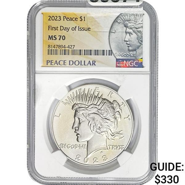 2023 Peace Dollar NGC MS70