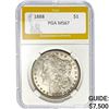 Image 1 : 1888 $1 Morgan Dollar PGA MS67