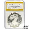 Image 1 : 2023-W $1 PGA PR70 DCAM Silver Eagle