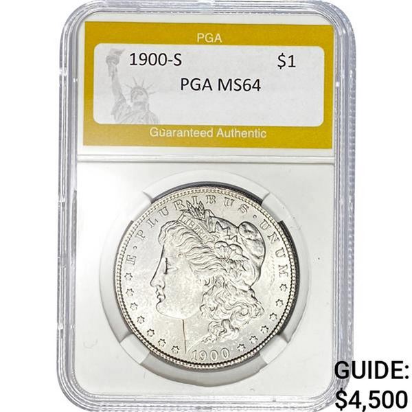 1900-S $1 PGA MS64