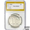 Image 1 : 1926 $1 Peace Dollar PGA MS63