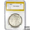 Image 1 : 1892 $1 Morgan Dollar PGA MS63