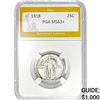 Image 1 : 1918 25C Standing Liberty Quarter PGA MS