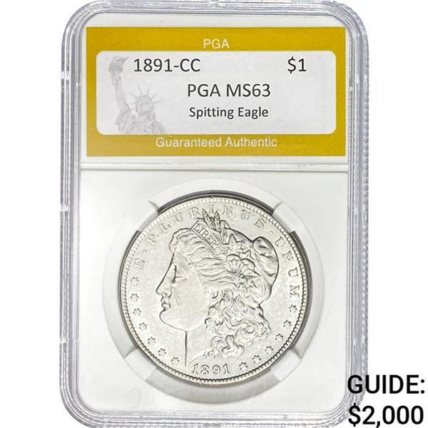 1891-CC $1 PGA MS63