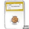 Image 1 : 1881 1C PGA MS66 RED