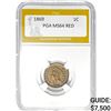Image 1 : 1869 1C PGA MS64 RED