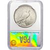 Image 2 : 1921 $1 Peace Dollar PGA MS63