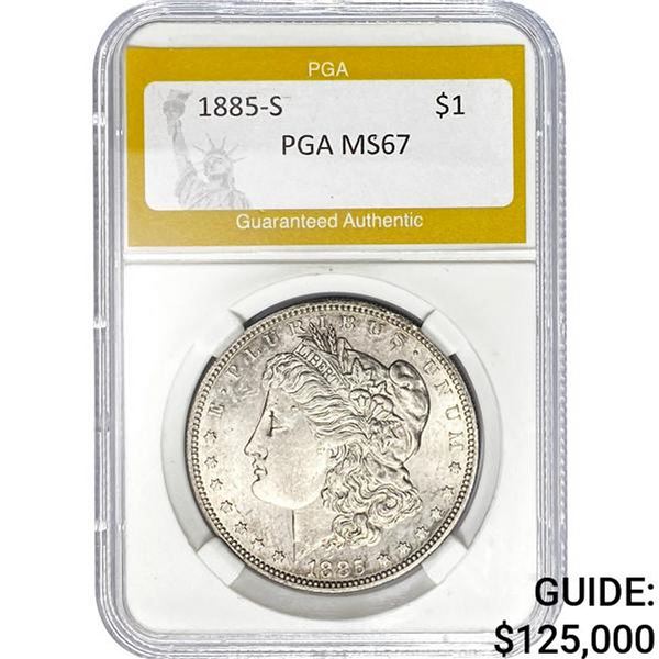 1885-S $1 PGA MS67