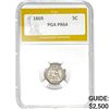 Image 1 : 1869 Seated Liberty Half Dime PGA PR64