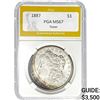 Image 1 : 1887 $1 Morgan Dollar PGA MS67