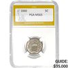 Image 1 : 1880 Shield Nickel PGA MS65