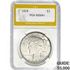 Image 1 : 1928 $1 Peace Dollar PGA MS64+
