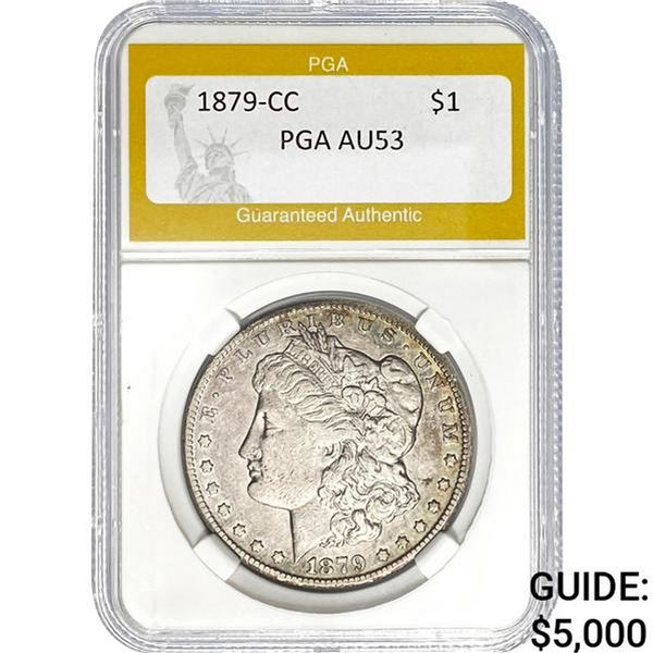 1879-CC Morgan Dollar PGA AU53
