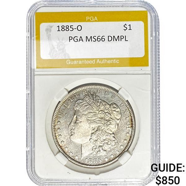 1885-O $1 PGA MS66 DMPL