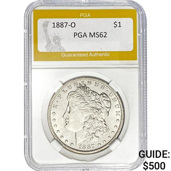 1887-O $1 PGA MS62