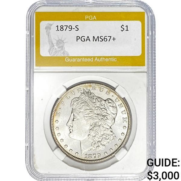 1879-S Morgan Dollar PGA MS67+