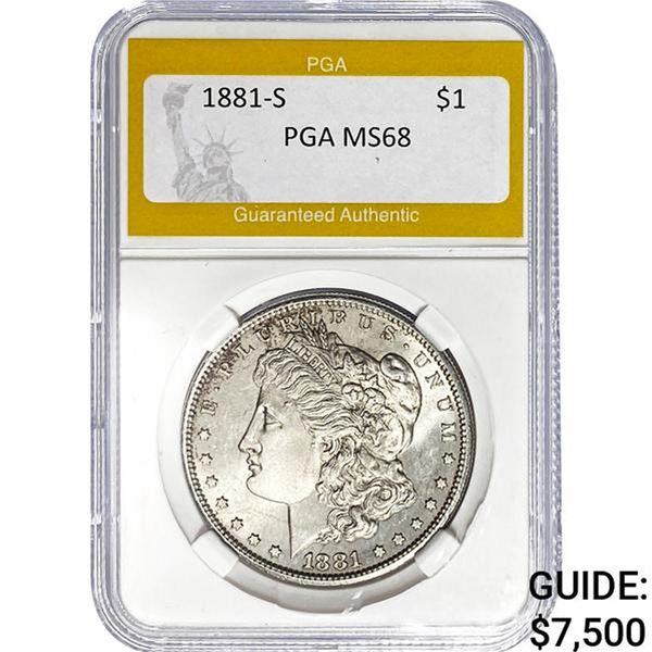 1881-S $1 PGA MS68