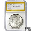 Image 1 : 1884-CC Morgan Dollar PGA MS66+
