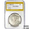 Image 1 : 1883-CC Morgan Dollar PGA MS65
