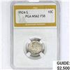 1924-S Mercury Silver Dime PGA MS62 FSB