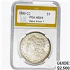Image 1 : 1880-CC Morgan Silver Dollar PGA MS64 8/Low 7