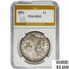 Image 1 : 1893 Morgan Silver Dollar PGA MS62