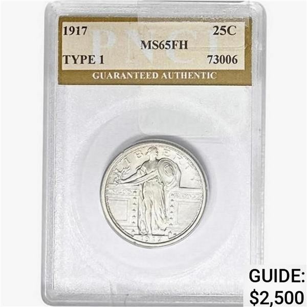 1917 Standing Liberty Quarter PNCI MS65 FH