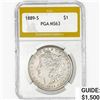 1889-S Morgan Silver Dollar PGA MS63