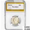 1935-D Washington Silver Quarter PGA MS63+