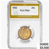 1902 Barber Quarter PGA PR66