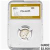 Image 1 : 1921 Mercury Silver Dime PGA AU55