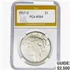 Image 1 : 1927-D Silver Peace Dollar PGA MS64
