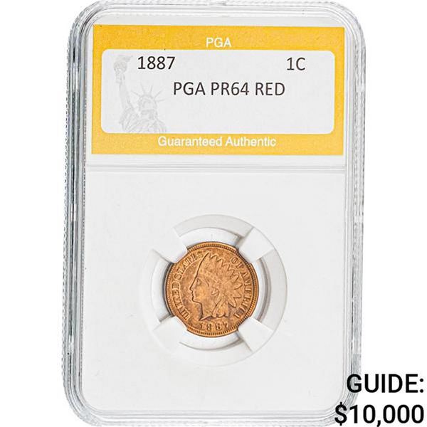 1887 1C PGA PR64 RED