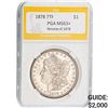 Image 1 : 1878 $1 Morgan 7TF Reverse of 1878 PGA M