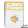 Image 1 : 1878 1C PGA PR66 RED CAMEO