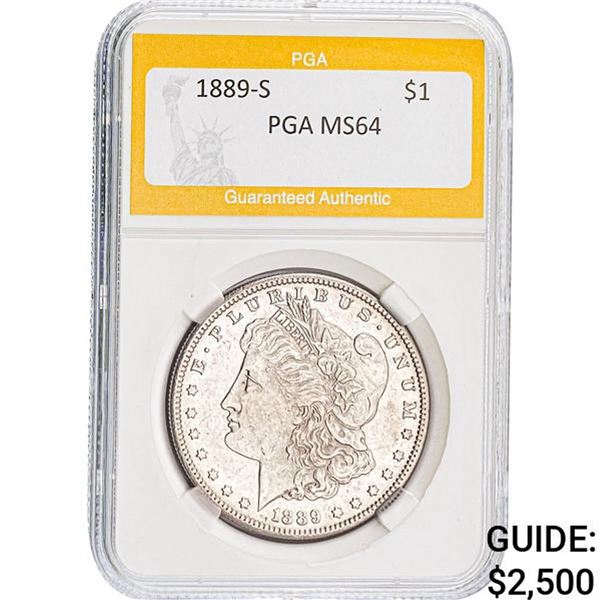 1889-S $1 PGA MS64