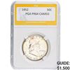 Image 1 : 1952 50C Franklin Half Dollar PGA PR64 C