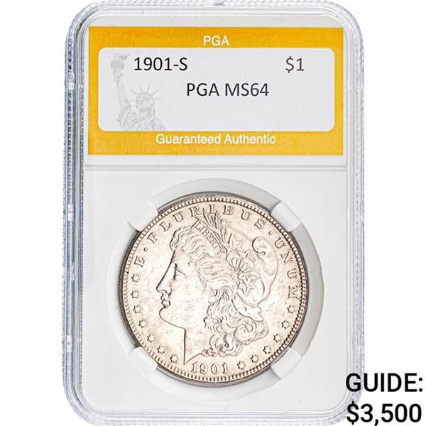 1901-S $1 PGA MS64