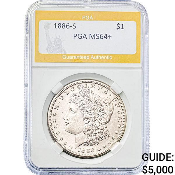 1886-S $1 PGA MS64+