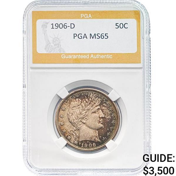1906-D 50C PGA MS65
