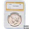 Image 1 : 1921 $1 Peace Dollar PGA MS64