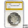 Image 1 : 1887 $1 Morgan Dollar PGA MS64 DMPL