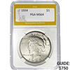 Image 1 : 1934 $1 Peace Dollar PGA MS64