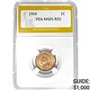 Image 1 : 1904 1C Indian Head PGA MS65 RED