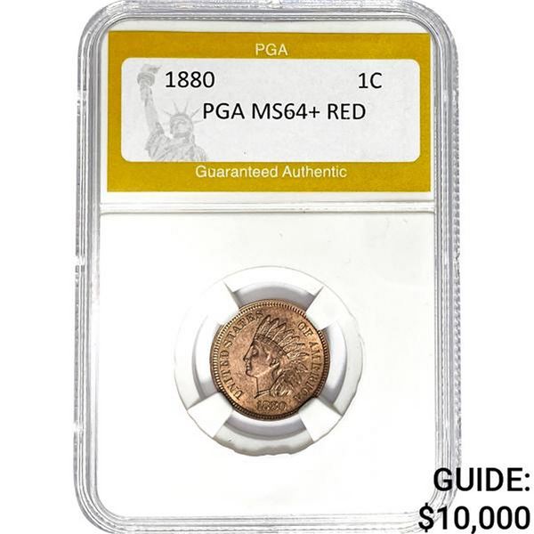 1880 1C PGA MS64+ RED