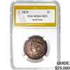 Image 1 : 1819 1C Small Date PGA MS64 RED