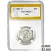 Image 1 : 1917-D 25C Standing Liberty PGA MS64+