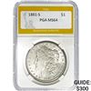 Image 1 : 1881-S $1 Morgan Dollar PGA MS64