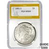 Image 1 : 1881-S Morgan Dollar PGA MS64